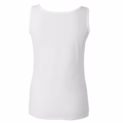 Gildan Ladies Soft Style Tank Top Vest - S, White