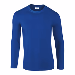 Gildan Mens Soft Style Long Sleeve T-Shirt - M, Royal