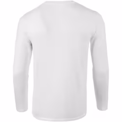 Gildan Mens Soft Style Long Sleeve T-Shirt - S, White