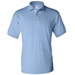 Gildan Adult DryBlend Jersey Short Sleeve Polo Shirt - M, Black