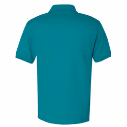 Gildan Adult DryBlend Jersey Short Sleeve Polo Shirt - L, Black