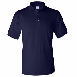 Gildan Adult DryBlend Jersey Short Sleeve Polo Shirt - S, Navy