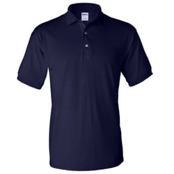 Gildan Adult DryBlend Jersey Short Sleeve Polo Shirt - S, Navy