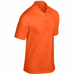 Gildan Adult DryBlend Jersey Short Sleeve Polo Shirt - XL, Orange