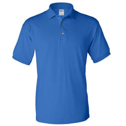 Gildan Adult DryBlend Jersey Short Sleeve Polo Shirt - 2XL, Royal