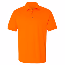 Gildan Adult DryBlend Jersey Short Sleeve Polo Shirt - XL, White