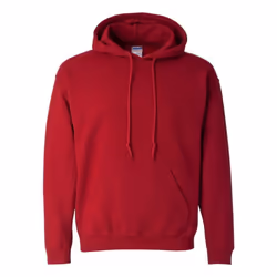 Gildan Heavy Blend Adult Unisex Hooded Sweatshirt / Hoodie - S, Antique Cherry Red