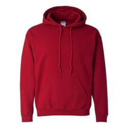 Gildan Heavy Blend Adult Unisex Hooded Sweatshirt / Hoodie - S, Antique Cherry Red
