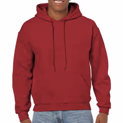 Gildan Heavy Blend Adult Unisex Hooded Sweatshirt / Hoodie - S, Antique Cherry Red