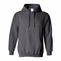 Gildan Heavy Blend Adult Unisex Hooded Sweatshirt / Hoodie - S, Charcoal