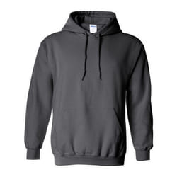 Gildan Heavy Blend Adult Unisex Hooded Sweatshirt / Hoodie - S, Charcoal