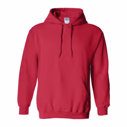 Gildan Heavy Blend Adult Unisex Hooded Sweatshirt / Hoodie - S, Cherry Red