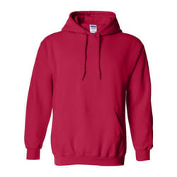 Gildan Heavy Blend Adult Unisex Hooded Sweatshirt / Hoodie - S, Cherry Red