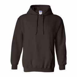 Gildan Heavy Blend Adult Unisex Hooded Sweatshirt / Hoodie - M, Dark Chocolate