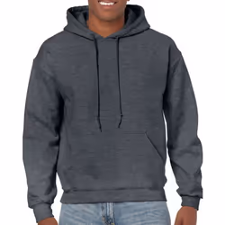 Gildan Heavy Blend Adult Unisex Hooded Sweatshirt / Hoodie - S, Dark Heather