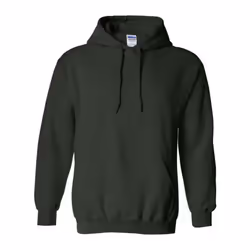 Gildan Heavy Blend Adult Unisex Hooded Sweatshirt / Hoodie - XL, Forest Green