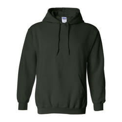 Gildan Heavy Blend Adult Unisex Hooded Sweatshirt / Hoodie - XL, Forest Green