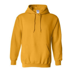 Gildan Heavy Blend Adult Unisex Hooded Sweatshirt / Hoodie - S, Gold