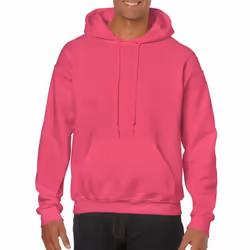 Gildan Heavy Blend Adult Unisex Hooded Sweatshirt / Hoodie - S, Heliconia