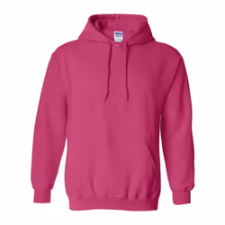 Gildan Heavy Blend Adult Unisex Hooded Sweatshirt / Hoodie - L, Heliconia