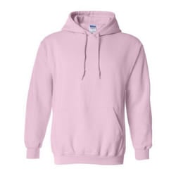 Gildan Heavy Blend Adult Unisex Hooded Sweatshirt / Hoodie - S, Light Pink