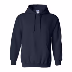 Gildan Heavy Blend Adult Unisex Hooded Sweatshirt / Hoodie - S, Navy