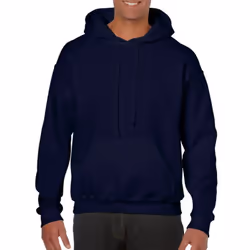 Gildan Heavy Blend Adult Unisex Hooded Sweatshirt / Hoodie - S, Navy