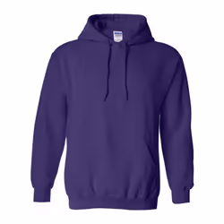 Gildan Heavy Blend Adult Unisex Hooded Sweatshirt / Hoodie - S, Purple