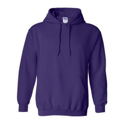 Gildan Heavy Blend Adult Unisex Hooded Sweatshirt / Hoodie - S, Purple