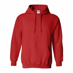 Gildan Heavy Blend Adult Unisex Hooded Sweatshirt / Hoodie - S, Red