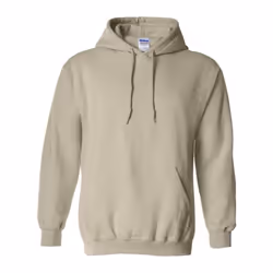 Gildan Heavy Blend Adult Unisex Hooded Sweatshirt / Hoodie - S, Sand
