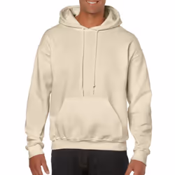 Gildan Heavy Blend Adult Unisex Hooded Sweatshirt / Hoodie - S, Sand