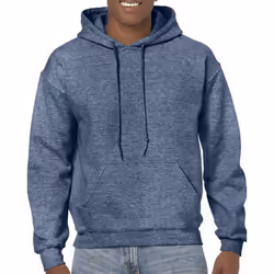 Gildan Heavy Blend Adult Unisex Hooded Sweatshirt / Hoodie - S, White
