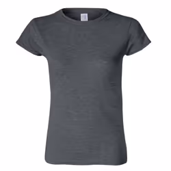 Gildan Ladies Soft Style Short Sleeve T-Shirt - 2XL, Dark Heather
