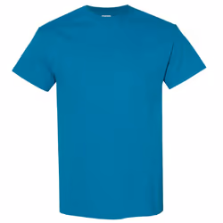 Gildan Mens Heavy Cotton Short Sleeve T-Shirt - L, Antique Sapphire