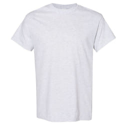 Gildan Mens Heavy Cotton Short Sleeve T-Shirt - 2XL, Ash Grey