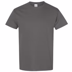 Gildan Mens Heavy Cotton Short Sleeve T-Shirt - M, Charcoal