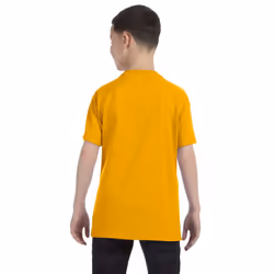 Gildan Youth Unisex Heavy Cotton T-Shirt - M, Gold