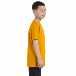 Gildan Youth Unisex Heavy Cotton T-Shirt - M, Gold