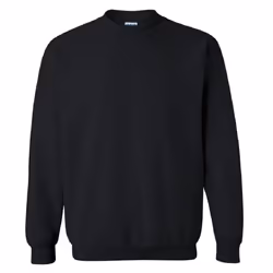 Gildan Childrens Unisex Heavy Blend Crewneck Sweatshirt - L, Black
