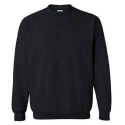 Gildan Childrens Unisex Heavy Blend Crewneck Sweatshirt - L, Black