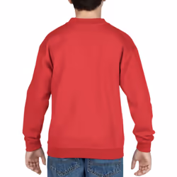 Gildan Childrens Unisex Heavy Blend Crewneck Sweatshirt - S, Red