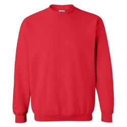 Gildan Childrens Unisex Heavy Blend Crewneck Sweatshirt - L, Red