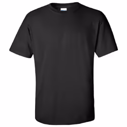 Gildan Mens Ultra Cotton Short Sleeve T-Shirt - XL, Black