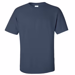 Gildan Mens Ultra Cotton Short Sleeve T-Shirt - L, Blue Dusk