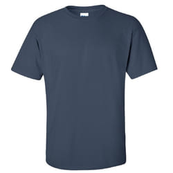 Gildan Mens Ultra Cotton Short Sleeve T-Shirt - L, Blue Dusk