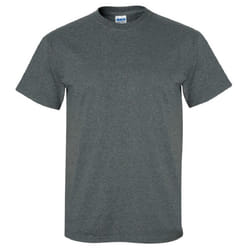 Gildan Mens Ultra Cotton Short Sleeve T-Shirt - 2XL, Dark Heather