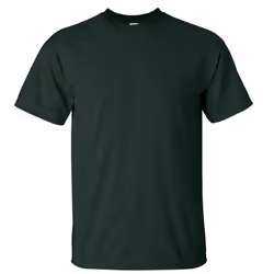 Gildan Mens Ultra Cotton Short Sleeve T-Shirt - XL, Forest Green