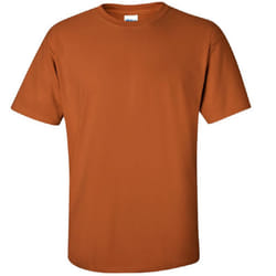 Gildan Mens Ultra Cotton Short Sleeve T-Shirt - 2XL, Texas Orange