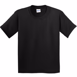 Gildan Childrens Unisex Soft Style T-Shirt - XS, Black